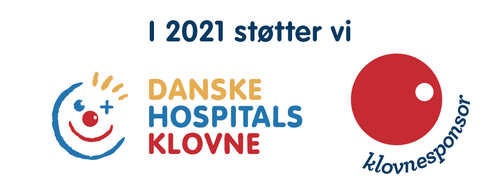 I 2022 støtter vi Danske Hospitals Klovne - Klovnesponsor I 2022 støtter vi Danske Hospitals Klovne - Klovnesponsor